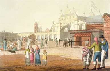 Piazza del Mercato, Buenos Aires, Argentinien, aus 